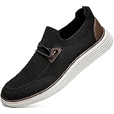 WOHHHW Men's Loafers Slip On Shoes Men Boat Shoes Casual Walking Shoes for Men Comfort Lightweight Breathable