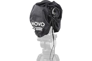 Movo CRC11 Storm Raincover Protector for DSLR Cameras, Lenses, Photographic Equipment (Junior Size: 11 x 14.5")