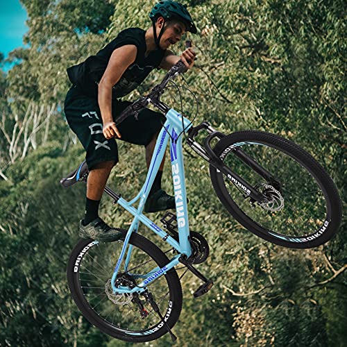 Vehpro 26 Inch Mens Womens Mountain Bike with 21 Speed Shifter, 26