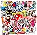 BENYU Street Fashion Sticker Decals(101pcs), Laptop Vinyl Stickers for Waterbottle,Hydro Flask,Snowboard,Luggage,Motorcycle,iPhone,MacBook,Wall,DIY Party Supplie Patches Decal