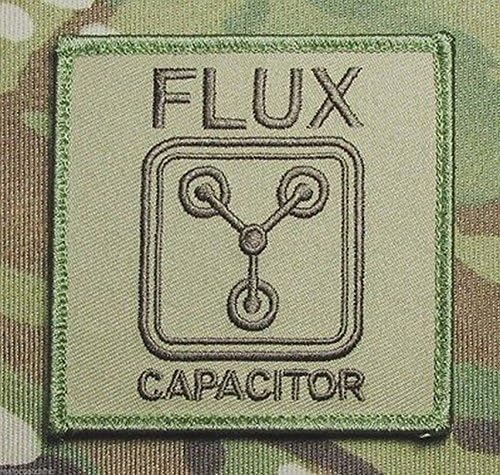 Flux Capacitor Back To Future Usa Military Multicam Tactical Velcro Morale Patch
