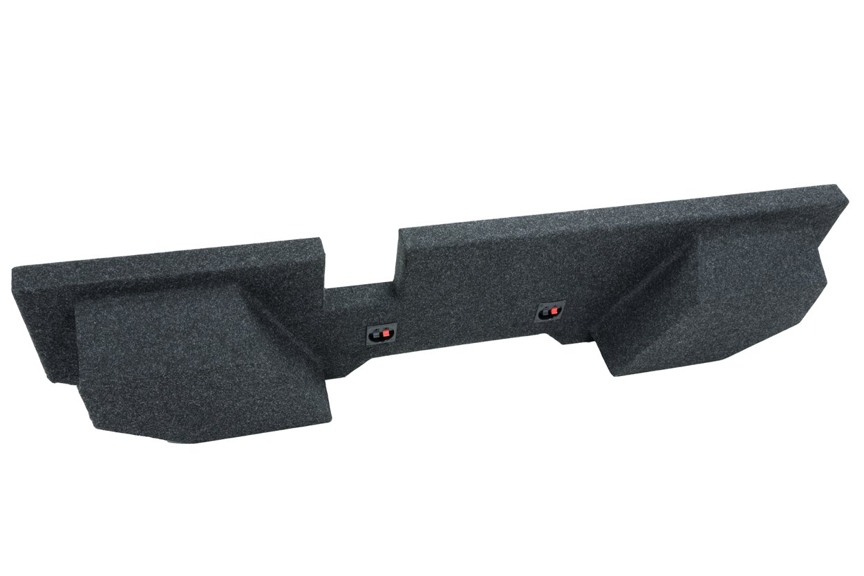 Bbox A202-12CP Dual 12" Sealed Carpeted Subwoofer Enclosure - Fits 2002-2017 Dodge Ram Quad Cab