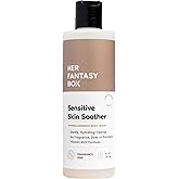 Her Fantasy Box | Sensitive Skin Soother Gentle Body Wash &ndash; Fragrance-Free Probiotic Cleanser with Chamomile, pH Balanced, Vegan &amp; Cruelty Free, 8 oz