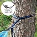 Premium Double Camping Hammock Complete Set - BONUS Adjustable Tree Straps w/ 21 Loops + Aluminum Carabiners - Strong, Lightweight & Portable Nylon Parachute Hammock for Travel, Backpacking, Outdoor