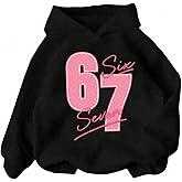 RoseSeek Girl's Bow Graphic Cute Y2K Hoodies Long Sleeve Hooded Sweatshirts Fall Pullovers Tops
