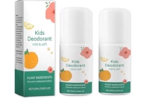 Natural Deodorant for Kids & Teens, Whole Body Deodorant, 24 Hour Odor Control,Safe for Girls & Boys w/Sensitive Skin of All 