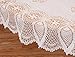 Miles Kimball White Vinyl Lace Tablecloth - 70
