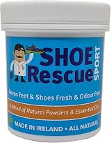 Shoe Rescue Foot Powder 100g - Natural Odour Eliminator by Podiatrist view 1