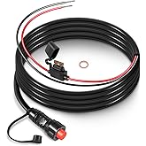 Bzcovac 010-11425-01 Threaded Power Cable &ndash; GLS 10 Power Cable for Garmin LiveScope System, GSD Sonar Modules, and GPSMAP MFDs, with Locking O-Ring Included