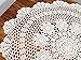 Laivigo New Handmade Crochet Cotton Lace Round Table Cloth Doilies Doily,24 Inch,Beige