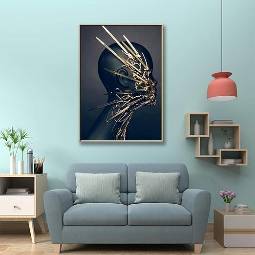 Yjlmt Cartel Enmarcado Cuadros Abstractos Modernos De La Pared De