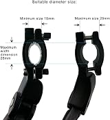 BREEZO Adjustable Bicycle Kickstand Aluminum Alloy with Anti Slip Feet view 4