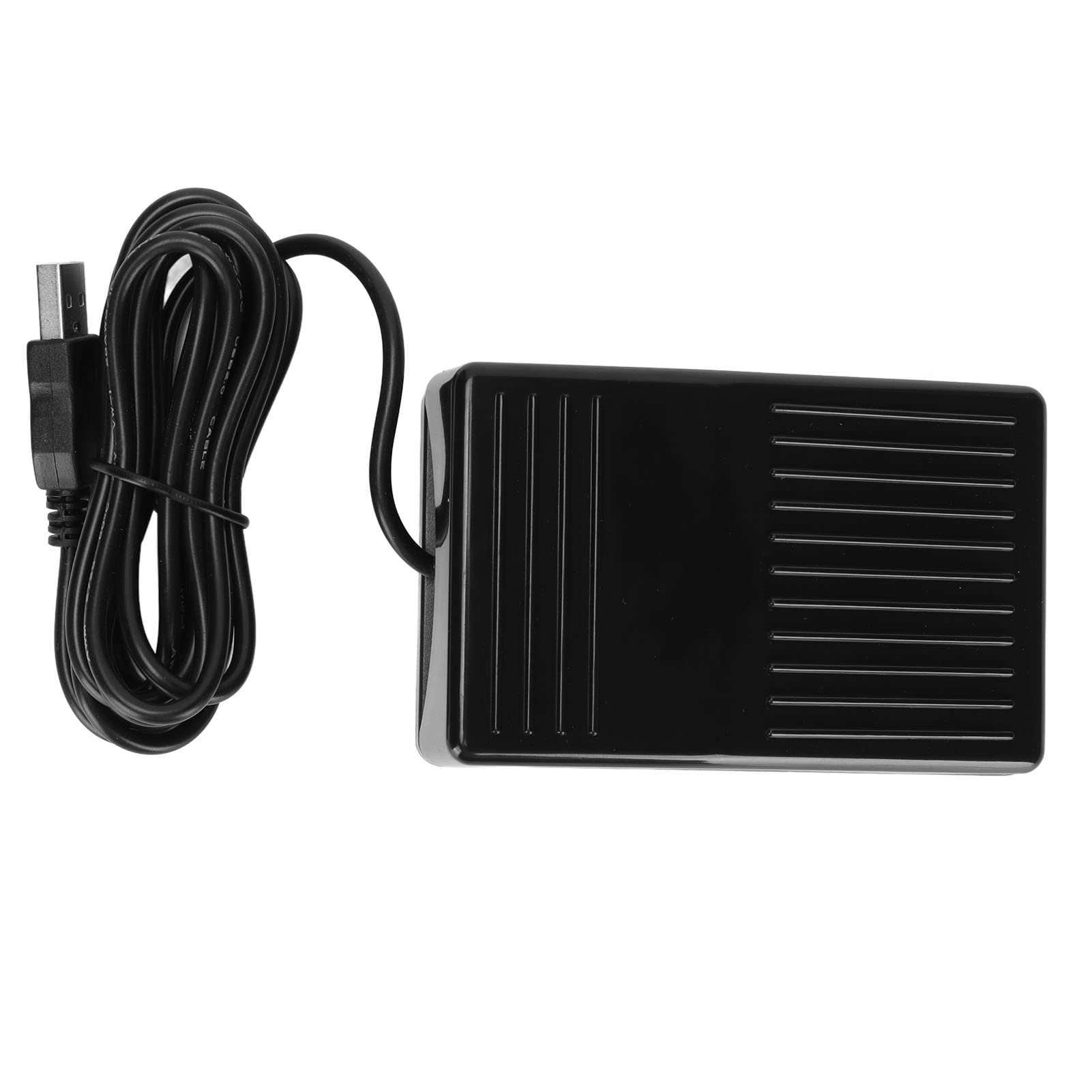 Vikye USB Foot Pedal Switch, Multifunctional Single Foot Switch Pedal with 2 Meters Cable for Computer