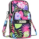 Sports Armband Outdoor Sweat-Proof Running Armbag Cross-Body Shoulder Casual Wallet Purse Gym Fitness Cell Phone Bag Key Holder for iPhone 13 Pro/ 12 Pro/Xs Max/Xr,Galaxy S10 Plus, P30 Pro (#22)