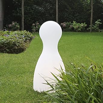 Qazqa Design Modern Aussenleuchte Wegeleuchte Gartenlampe Gartenleuchte Standleuchte Pawn 62 Weiss Aussenbeleuchtung Kunststoff Organisch Led Geeignet E27 Max 1 X 25 Watt Amazon De Beleuchtung