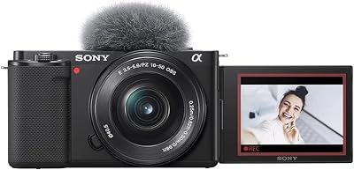 Sony ZV E10L Mirrorless Vlog Camera 16-50mm Kit APS-C 4K Real-Time Eye AF