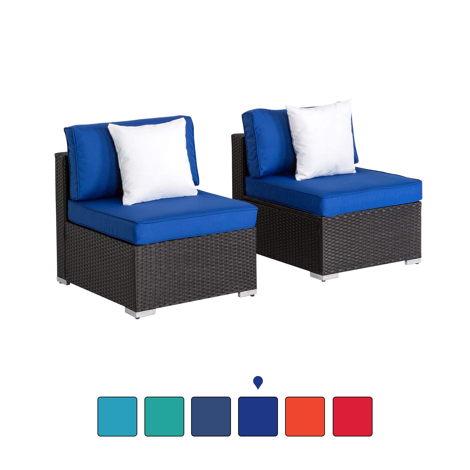Best blue white patio chairs