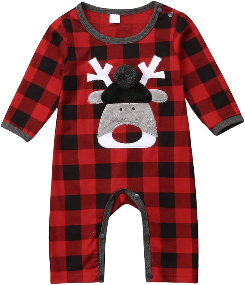 red christmas romper