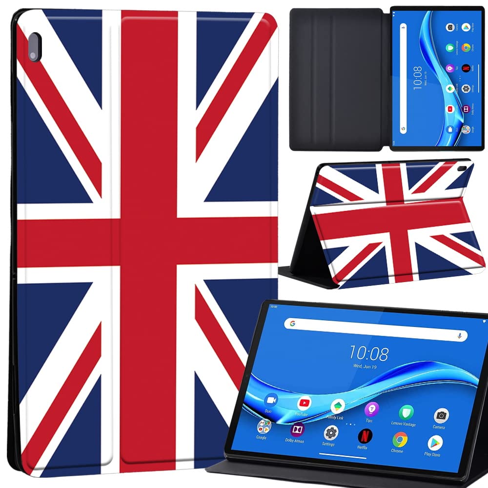 Case For Lenovo Tab M10 FHD Plus 10.3 inch (TB-X606X TB-X606F) Leather Case with Auto Wake-up, Flip Case for Lenovo Tab M10 FHD Plus Cover (British flag)