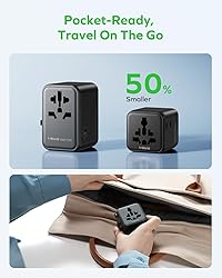 MOMAX Mini Universal Travel Adapter Worldwide, 2