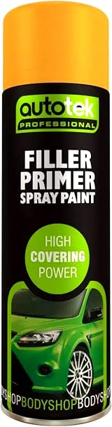 Autotek Professional High Covering Power Spray Paint Filler Primer 500ml view 1
