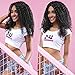 JVH Unprocessed Brazilian Curly Virgin Human Hair Weave 1 Bundle Remy Brazilian Sexy Kinky Curly Hair Extensions (12