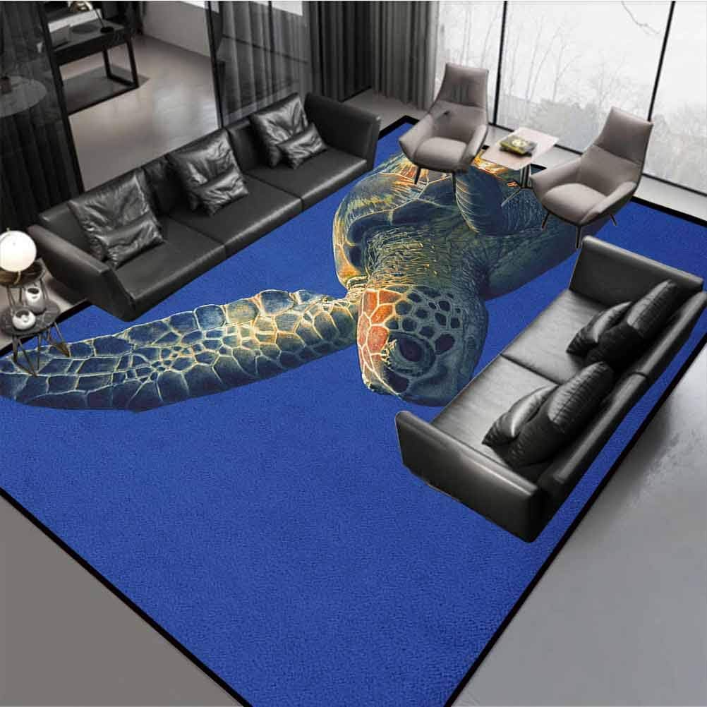Turtle Soft Indoor Modern Rugs AntiSkid Area Rug Dining