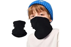 Kids Neck Warmer,Neck Warmer Kids,Neck Gaiter Fleece Winter Face Mask Face Cover for Boy Girl Outdoor Sports