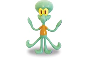 Bend-Ems™ - Spongebob - Squidward Squidward Toy Flexible Action Figure Poseable Bendable Spongebob Character Toy for Kids Gift Durable Collectible Toy for Kids Ages 3+