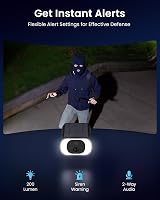 ieGeek 2K Solar Security Camera Outdoor Wireless with Embedded Solar Panel view 5
