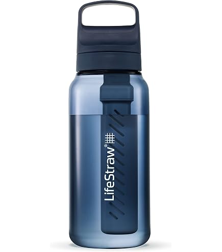 Paille filtrante en acier LifeStraw SIP 1 pièce avec étui de transport - Bleu sarcelle