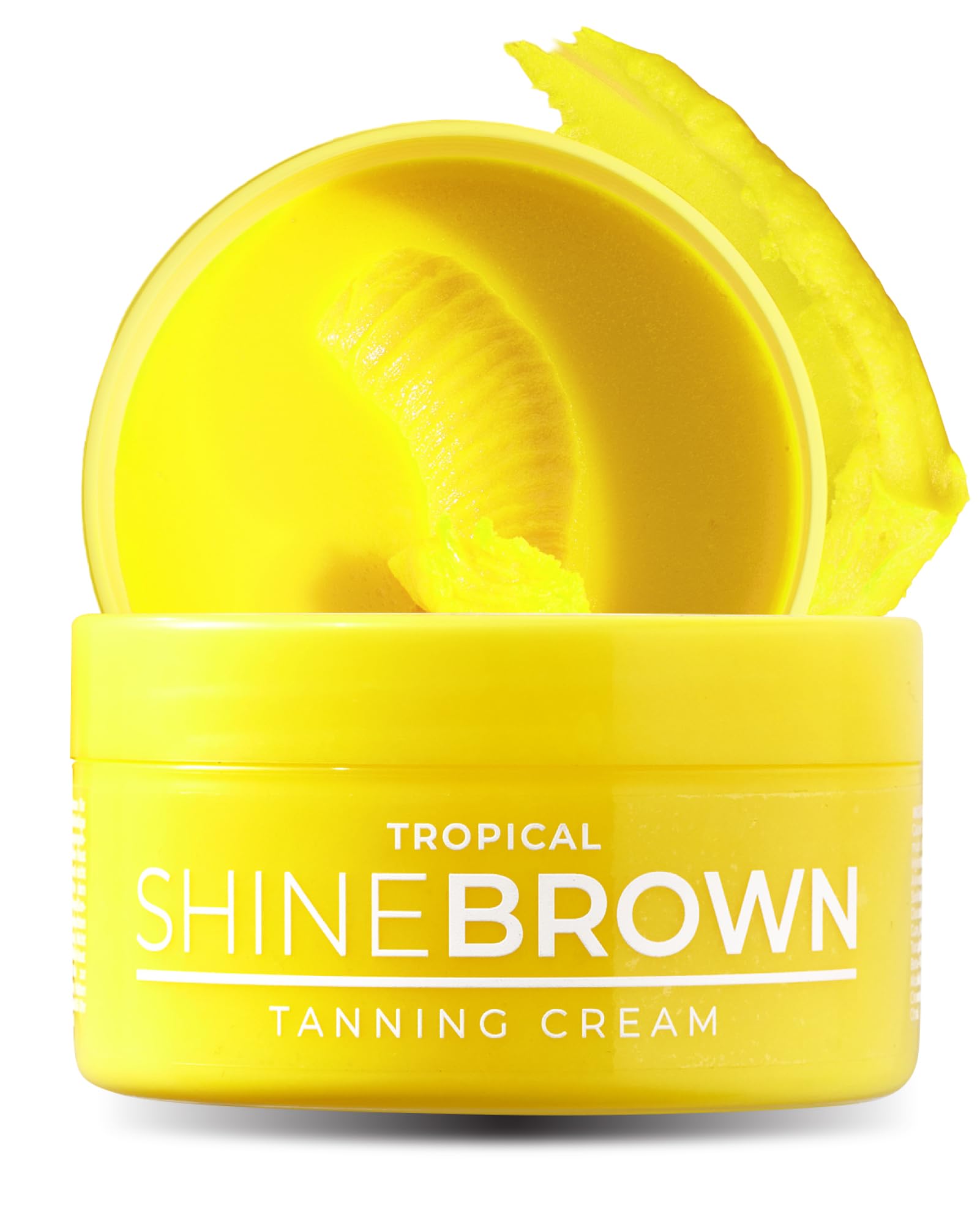 BYROKKO Shine Brown Tropical Tanning Accelerator (190 g), Super Active Sun Cream for Maximum Tanning with Quick Results, Ideal for Sun Beds and Sun