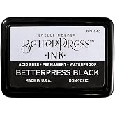 Spellbinders BPI-043 Full Size BetterPress Black Ink Pad