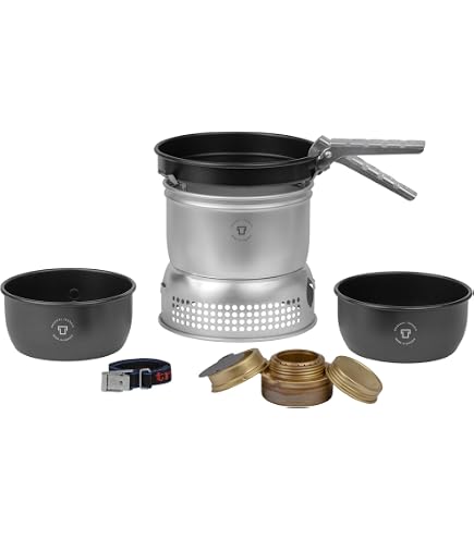 Réchaud Trangia 25-3 UL - Ultra Léger Aluminium, Kit Camping