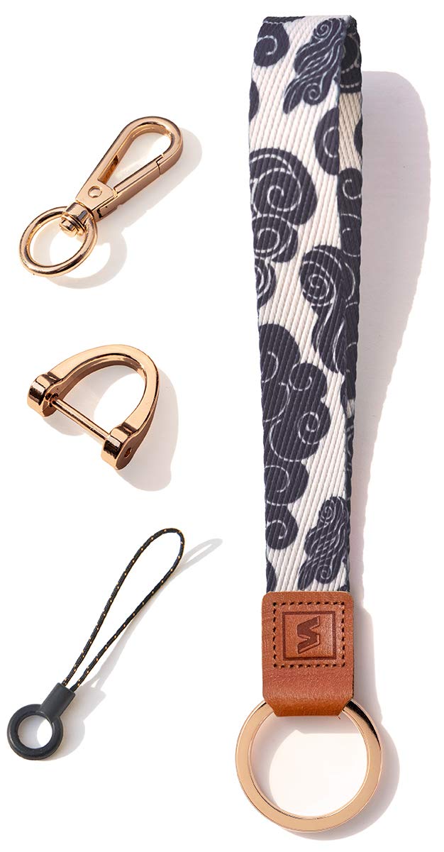 SENLLY Wristlet Lanyard Strap for Keys, Original Pattern Design Wrist Keychain Holder — image 1