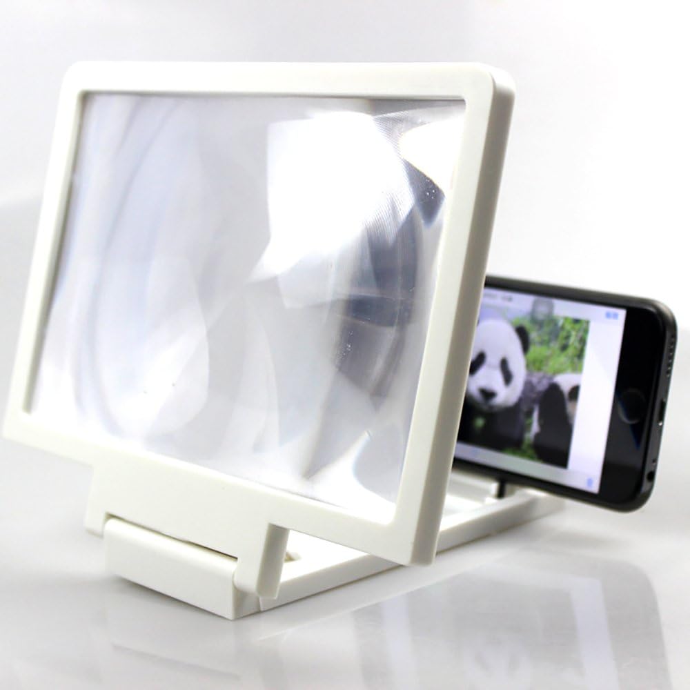 Xiton Agrandisseur d'écran de téléphone Portable 3D HD Amplificateur de loupe Loupe Portable