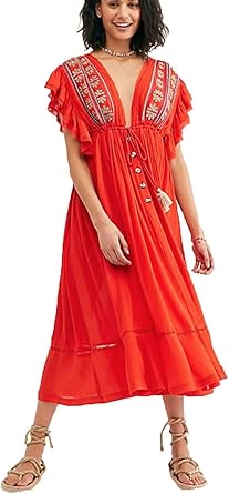 free people will wait for you midi dress