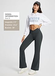 BALEAF Women's Dress Pants Yoga Flare Leggings High