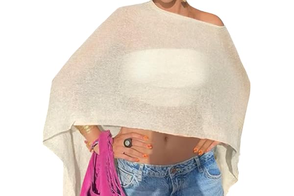 Off-shoulder festival style swimsuit cover up