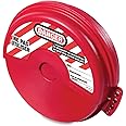 Master Lock 482 Lockout Tagout Rotating Gate Valve Lockout, For 4" - 6-1/2" Valve Handle Diameters, Red