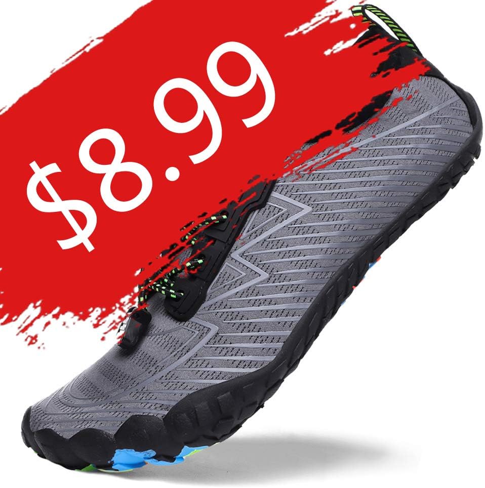 Runfon Water Shoes for Women Barefoot Quick-Dry Aqua Shoes Swim Shoes for Beach Swim Surf Yoga Exercise