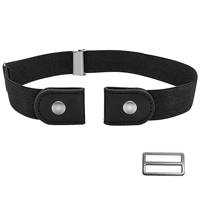 Amazon Women's Buckleless Belt Adjustable Elastic Stretch - Main Image