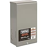 Red Lion RLCB10-230 1-HP 230-Volt VMC Control Box for Submersible Well Pump, Grey, 640191