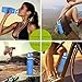 MoKo Collapsible Water Bottle, 750ml Unbreakable Foldable Leak Proof Silicone Sports Bottle, Medical Grade Silicone, BPA Free, FDA Approved, BLUE