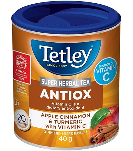 Tetley Soothe Ginger Mint Herbal Tea - 20 Tea Bags, 40 Grams