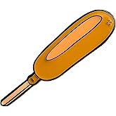 Kolorspun Corn Dog Enamel Lapel Pin