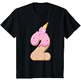 2nd Birthday Girl 2 years Ice Cream T-Shirt