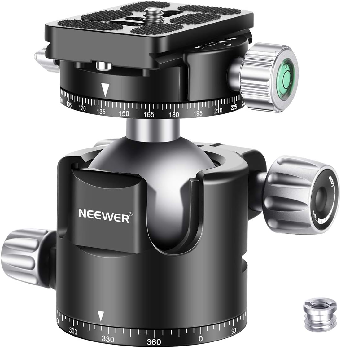 Neewer 44mm LowProfile Ball Head, Panoramic Camera Tripod Head with