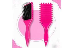 Escova de Cabelo Fitagem Onda Gringa Finalizadora - Modelar e Definir Cachos e Ondas - Raquete Wave Mechas - Material Pr