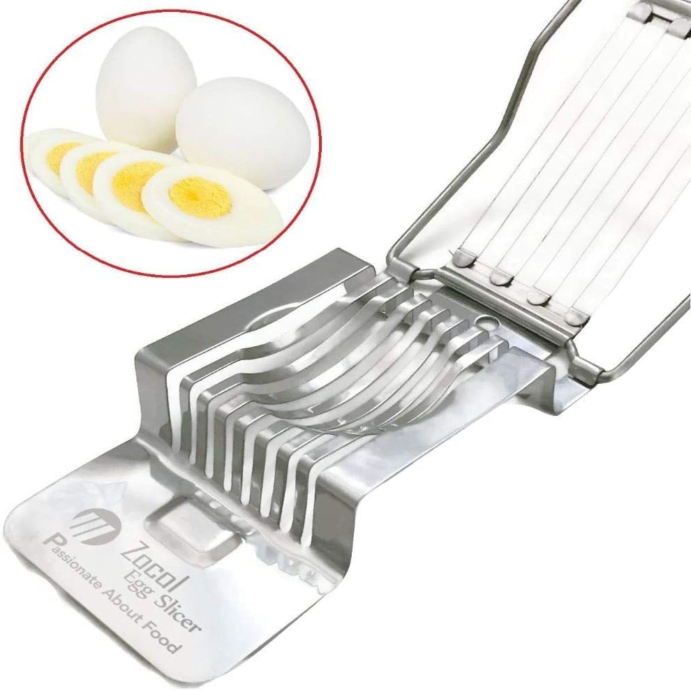 Metal Egg Slicer Cutter, Slice Hard Boiled Eggs Quickly and Effectively